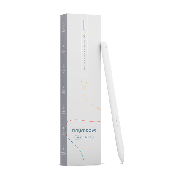 Pencil Glide | (Alpine White) Compatible with Samsung Galaxy Tab S7, S8, S9 & other EMR-supported tablets